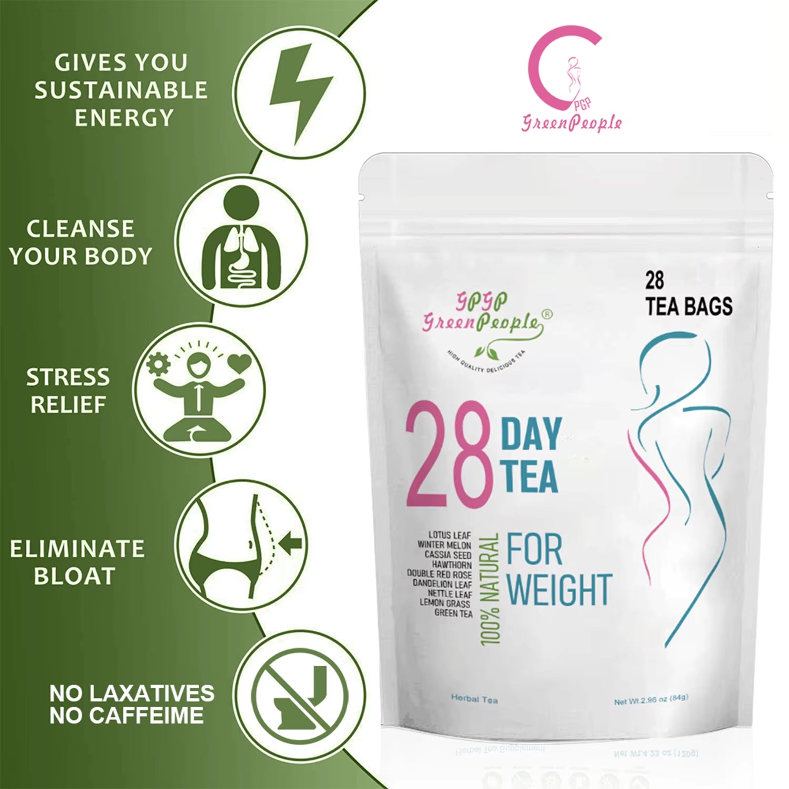 28 Day Skinny Weight Loss Supplement Support Fat Burning, Belly Fat, Ketogenic Diet, Natural Herbal
