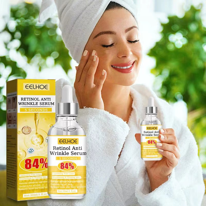 Retinol anti Aging Remove Wrinkle Serum Lifting Brighten Face Skin Fade Eye Fine Lines Moisturizing Firming Facial Essence 30Ml