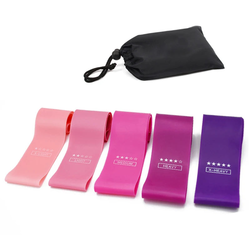 Elastic Band Resistance Band Exercise Gym Strength Training Fitness Chewing Gum Pilates Exercise Crossfit Training Equipment