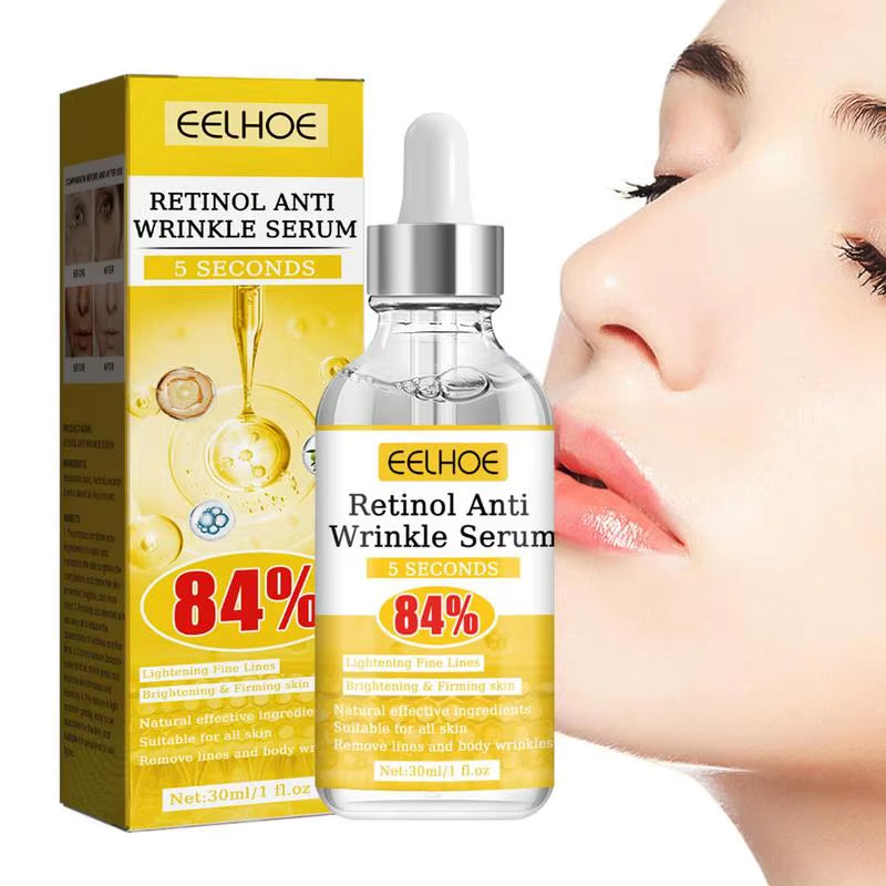 Retinol anti Aging Remove Wrinkle Serum Lifting Brighten Face Skin Fade Eye Fine Lines Moisturizing Firming Facial Essence 30Ml