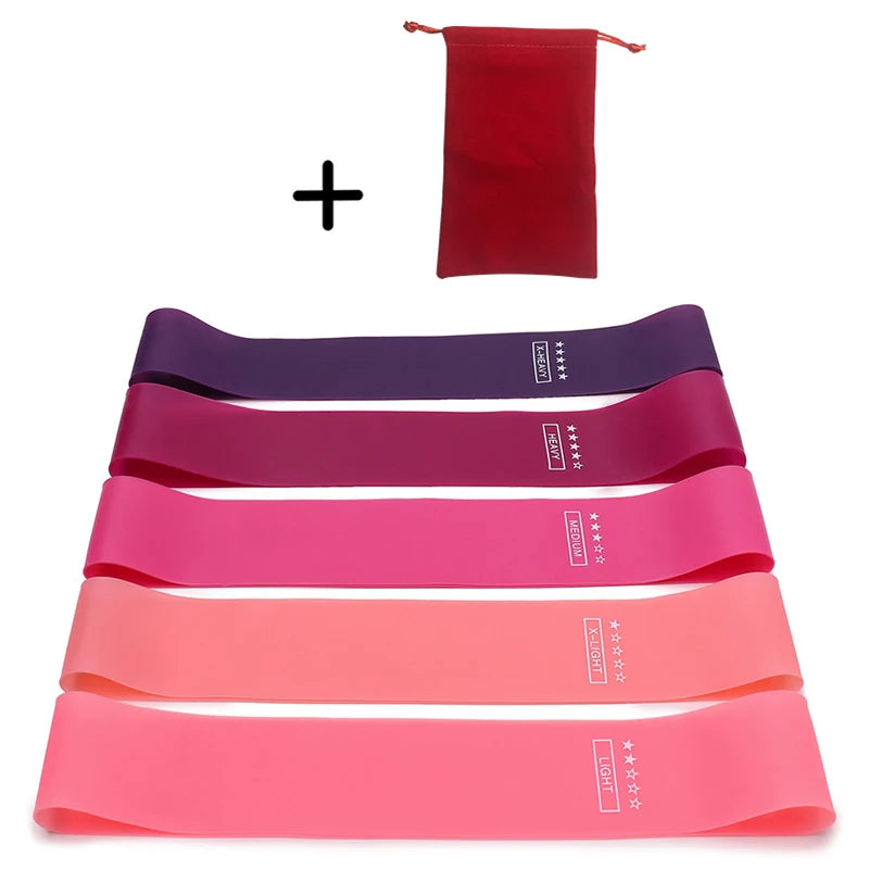 Elastic Band Resistance Band Exercise Gym Strength Training Fitness Chewing Gum Pilates Exercise Crossfit Training Equipment