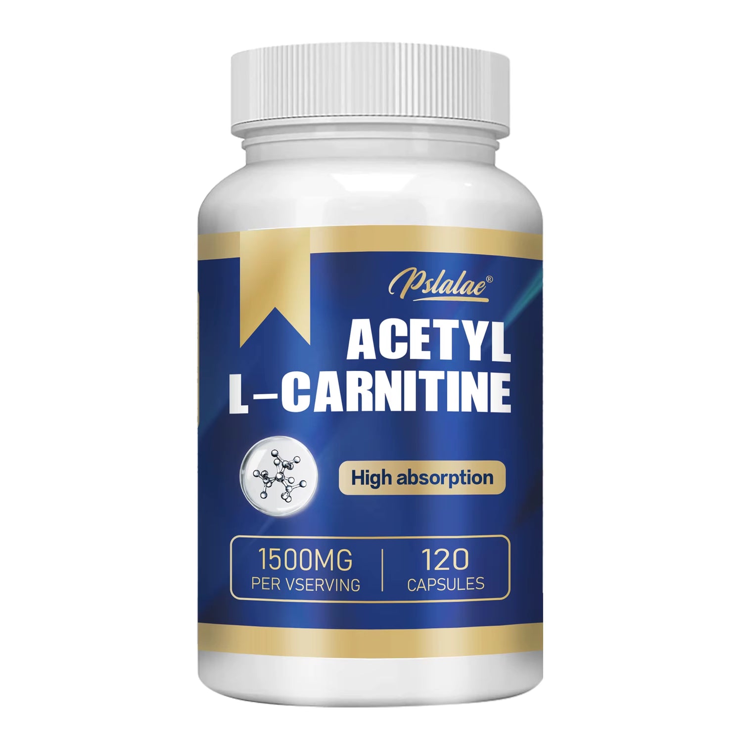Acetyl L-Carnitine - Natural Energy Production, Promote Metabolic, Supports Memory and Concentration - 120 Capsules