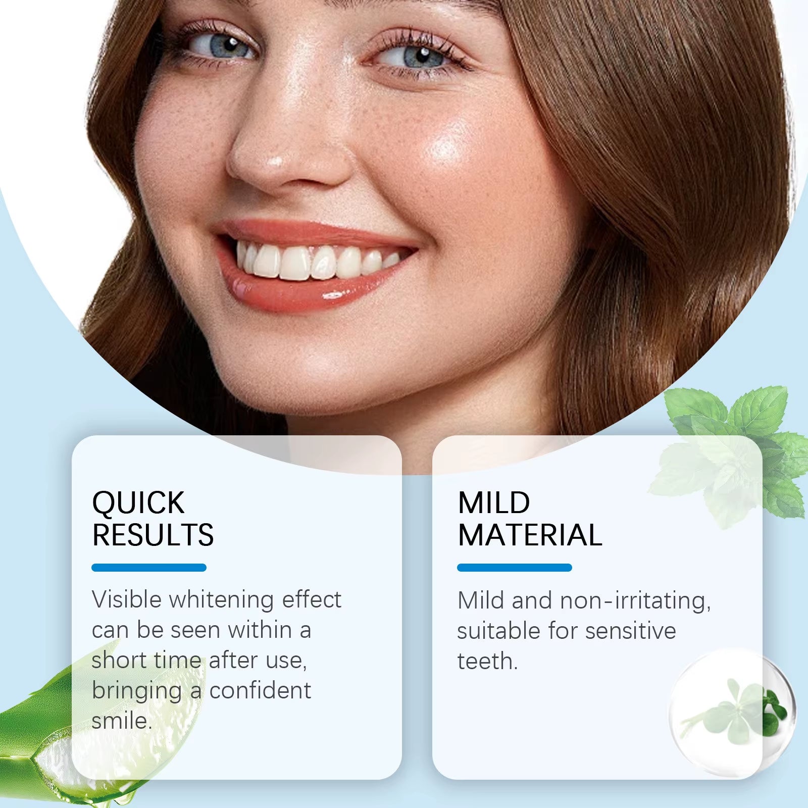 Teeth Whitening Strips,7 Strips Whitening Strips Deep Stain Removal, Teeth Whitening No Harm to Tooth Enamel, Non-Slip Dry Strip