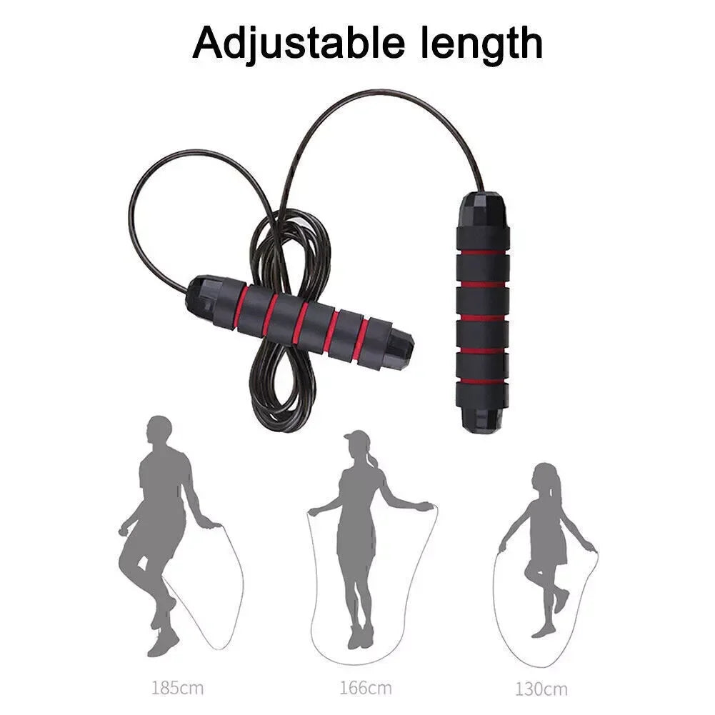 2.8/3M Ropes to Jump Crossfit Portable Fitness Equipment Aerobics Fast Steel Wire Jump Rope Boxing Yoga for Woman Man Weightloss